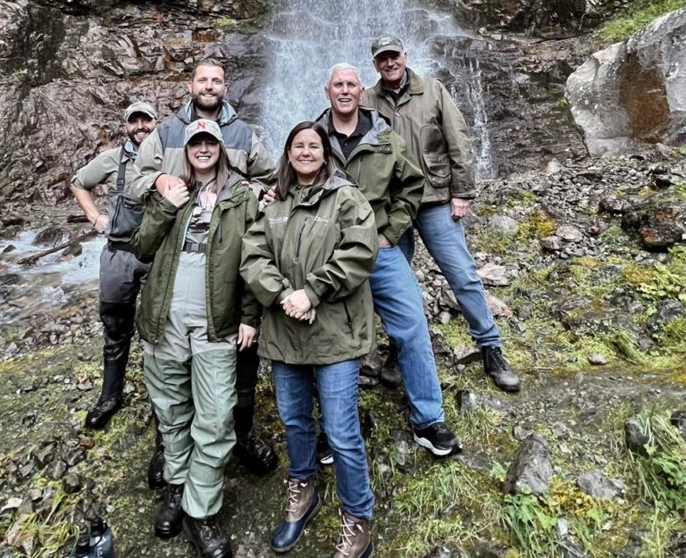 Mike and Karen Pence visit Alaska to support veterans