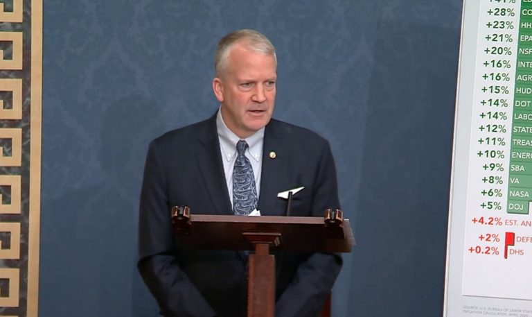 Alaska’s Sen. Sullivan: Biden is weakening military, and abused authority using Marines at partisan speech