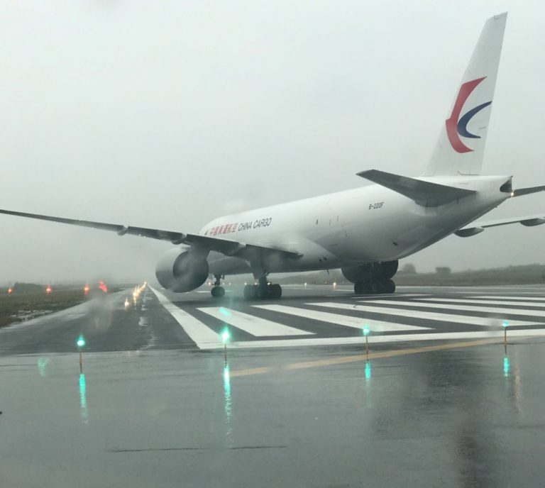 China Air cargo flight diverts due to typhoon, low fuel, lands at small asphalt runway at King Salmon