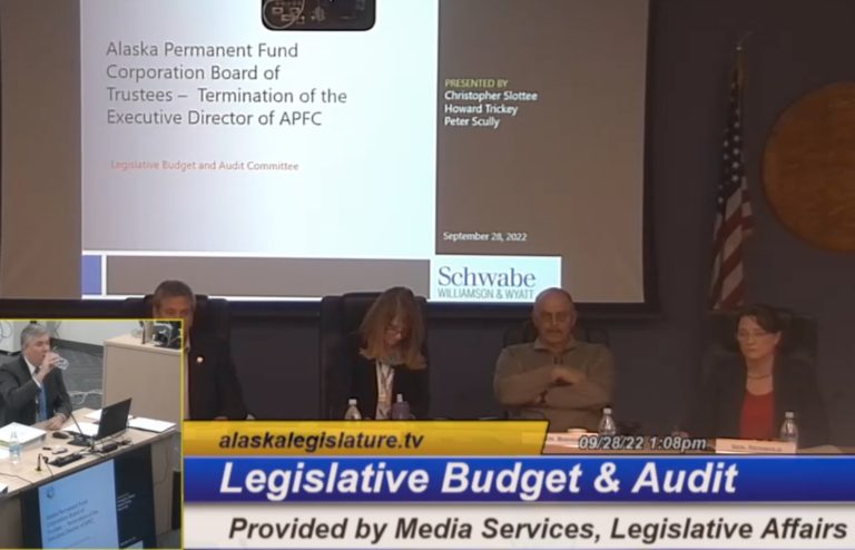 Legislative committee’s report on the firing of Permanent Fund director Rodell disappoints partisan Dunleavy critics