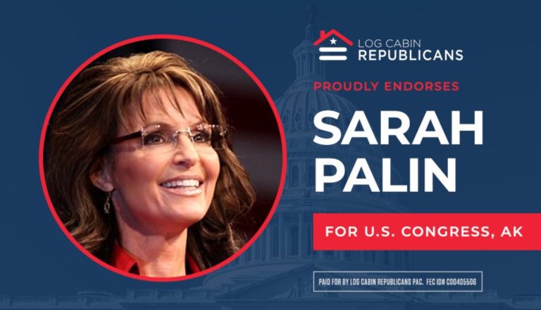 Nation’s top lesbian-gay-transsexual Republican group endorses Sarah Palin for Congress