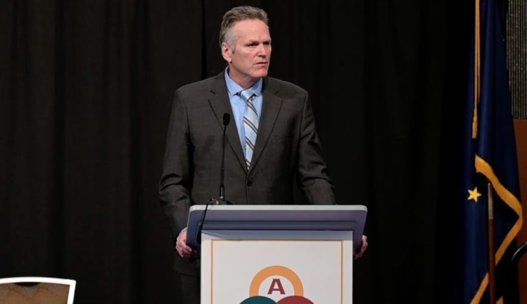 Dunleavy at AFN: Like Hammond, rural Alaska is what made him who he is, helped him prepare for the pandemic