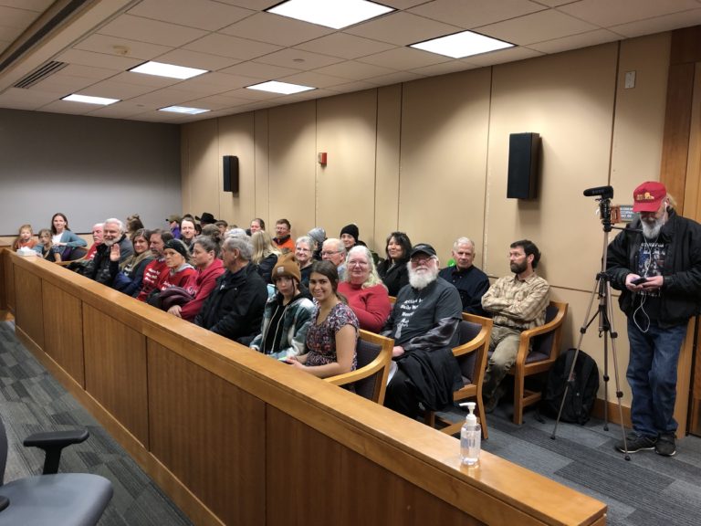 ‘Election by ballot’ supporters turn out for Rep. Eastman hearing