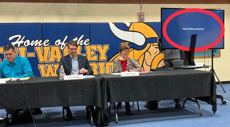 Notes from the trail: ‘Woke’ Mary Peltola tells voters of her preferred pronouns