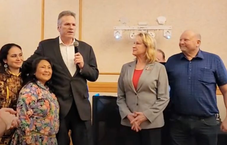 Gov. Mike Dunleavy holds steady with over 52%, Kelly Tshibaka has slight lead for Senate, Peltola for House