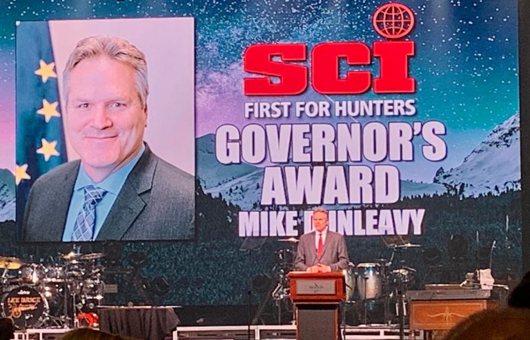 Safari Club International convention names Dunleavy ‘Governor of the Year’