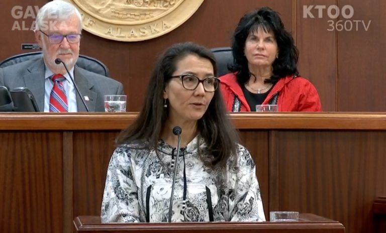 Peltola continues mythology of Alaska’s oil as a ‘gap’ fuel, challenged on her carbon credit conflict