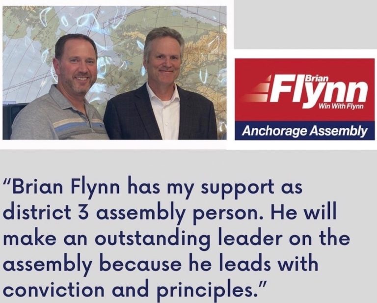 Gov. Dunleavy endorses Brian Flynn for Assembly