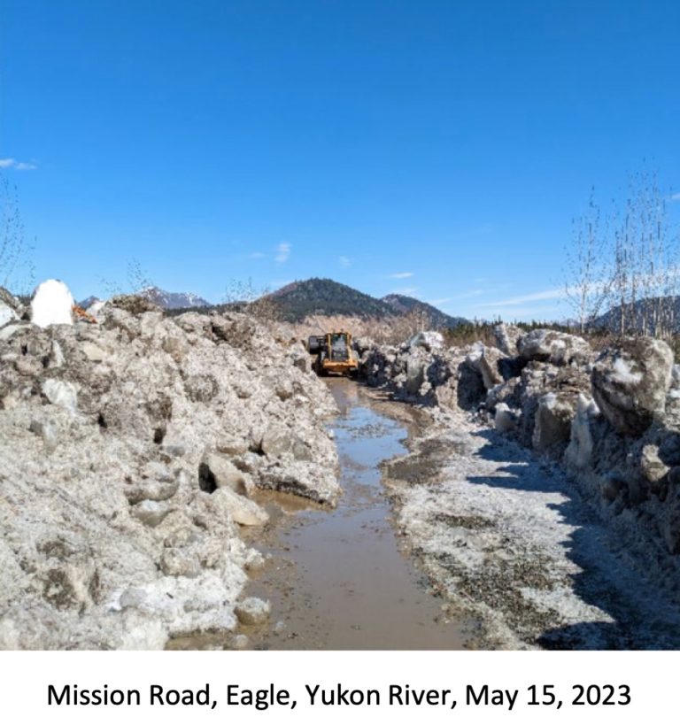 Yukon River flood update: Damage piles up