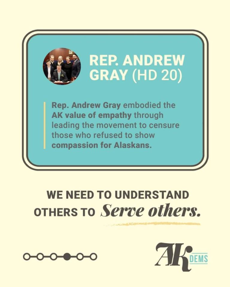 Thought police: Alaska Democrats support Rep. Gray’s movement to censure those not ‘compassionate’ enough