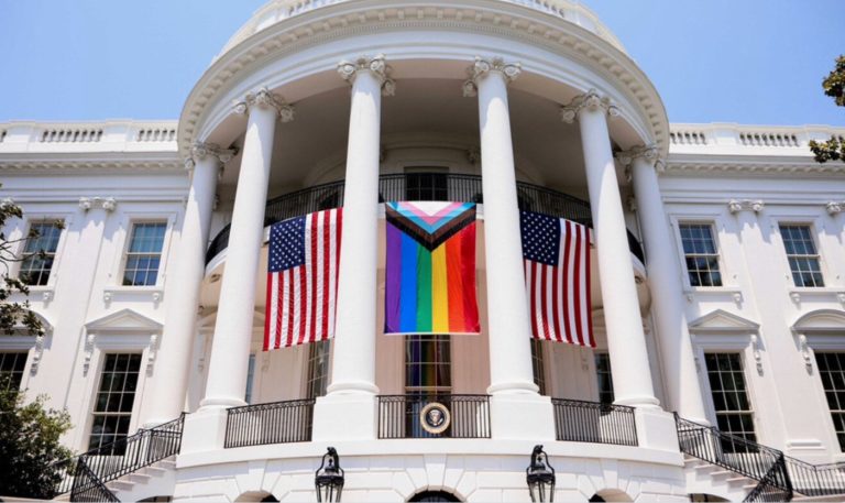Biden White House under fire for flouting US Flag Code with pride flag