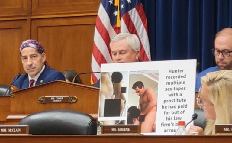 MTG brings the receipts on Hunter Biden’s self-made sex tapes; she puts them in Congressional Record