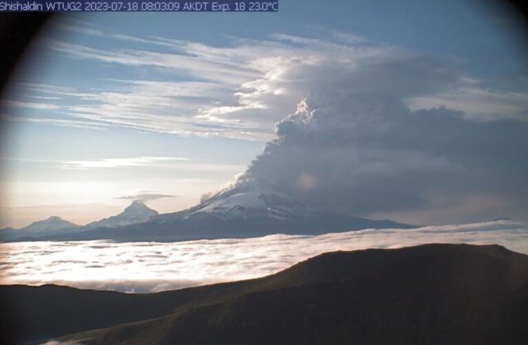 Shishaldin Volcano starts to quiet down