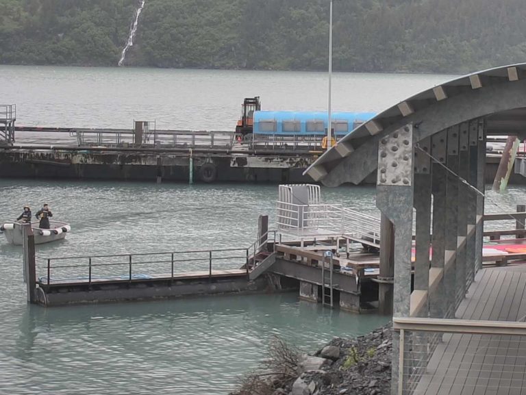 Whittier fuel dock burns, two injured