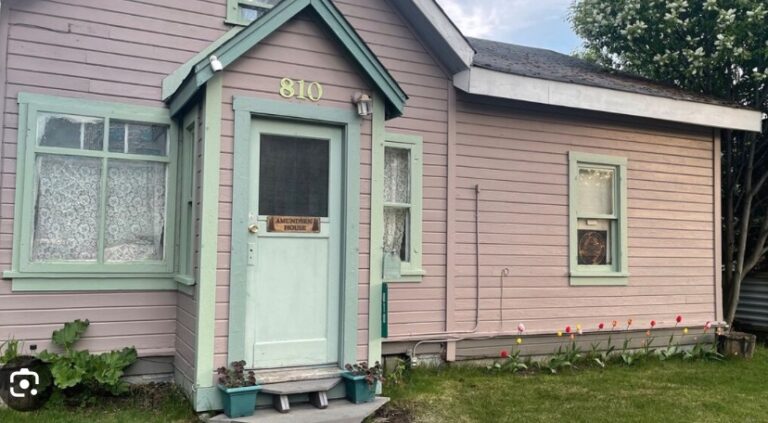 Man arrested for arson after historic Anchorage home goes up in flames