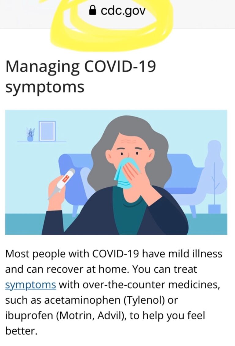 CDC changes its tune, says Covid is mild, can be managed with Advil
