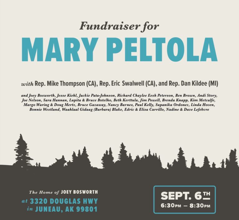 Peltola brings in California leftist Rep. Eric Swalwell for Juneau fundraiser