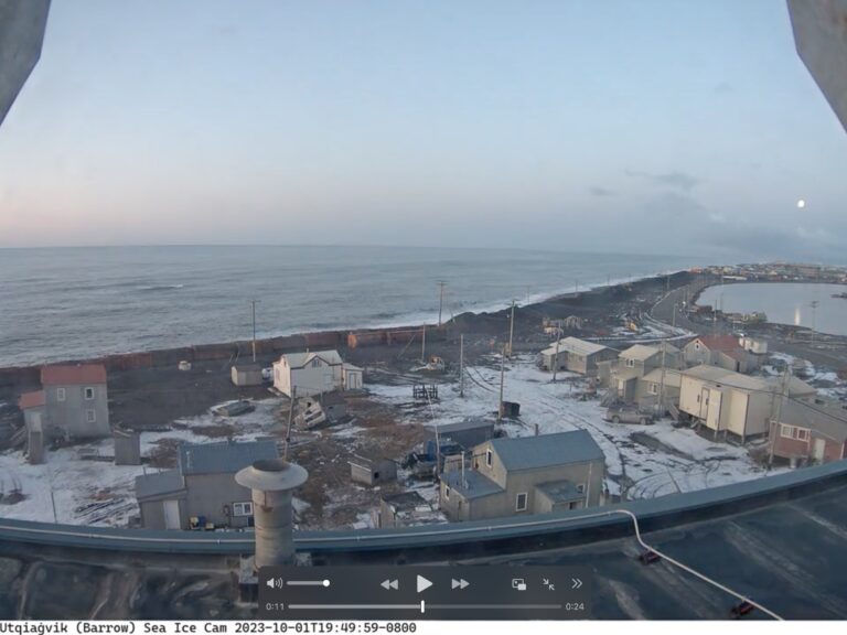 Alaska life hack: Barrow Sea Ice Cam is back online after summer outage