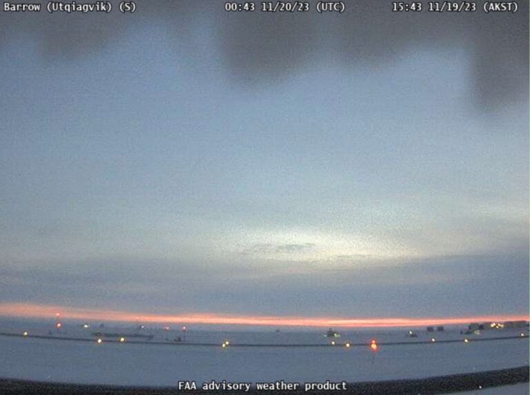 Utqiagvik says ‘so long’ to the sun, but Deadhorse has a few more days of sunlight to go