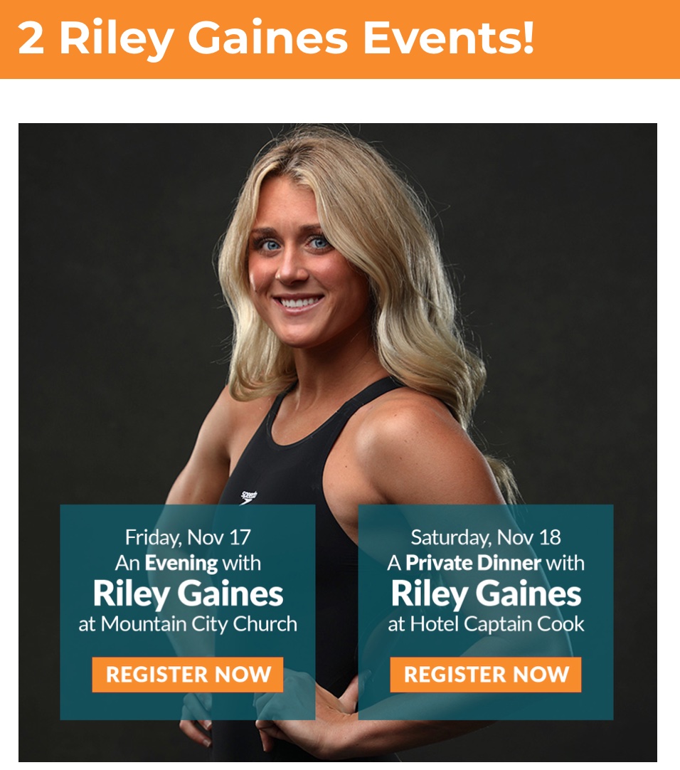 Riley Gaines speaks at UC Davis against trans athletes