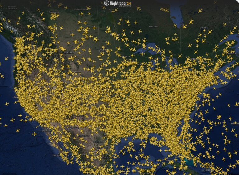 Sunday set an air travel record