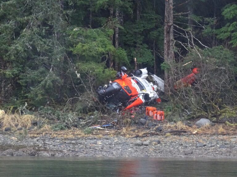 Two Coast Guard members released from hospital after helicopter crash, two remain under care in Seattle