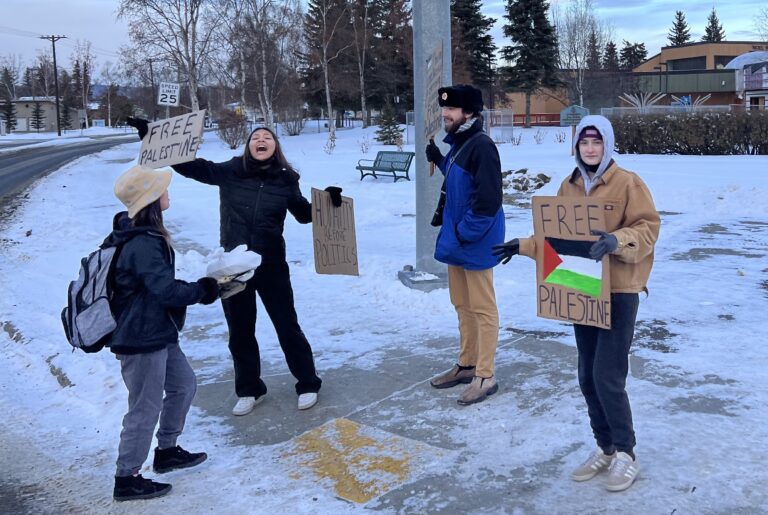 Free Palestine Friday in Fairbanks: Four attend in the far north