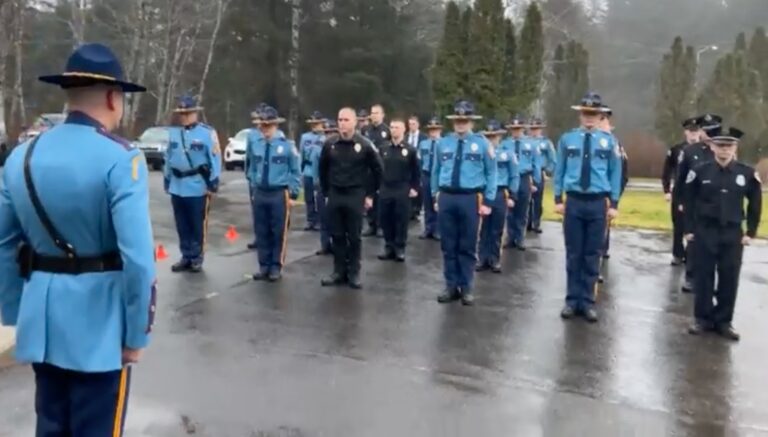 Watch video: 19 new officers from North Pole to Juneau graduate at Sitka training academy