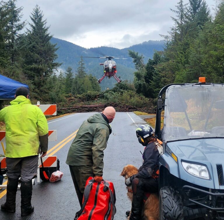 Wrangell landslide photos