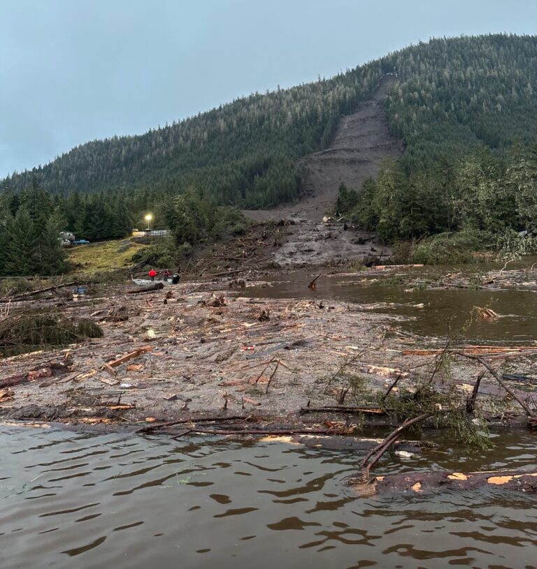 Child’s body found in landslide debris in Wrangell