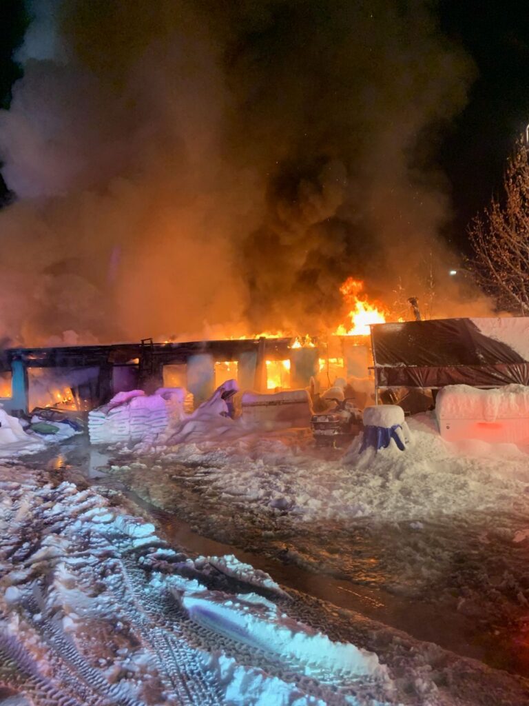 Fur tannery burns, explodes in Fairbanks