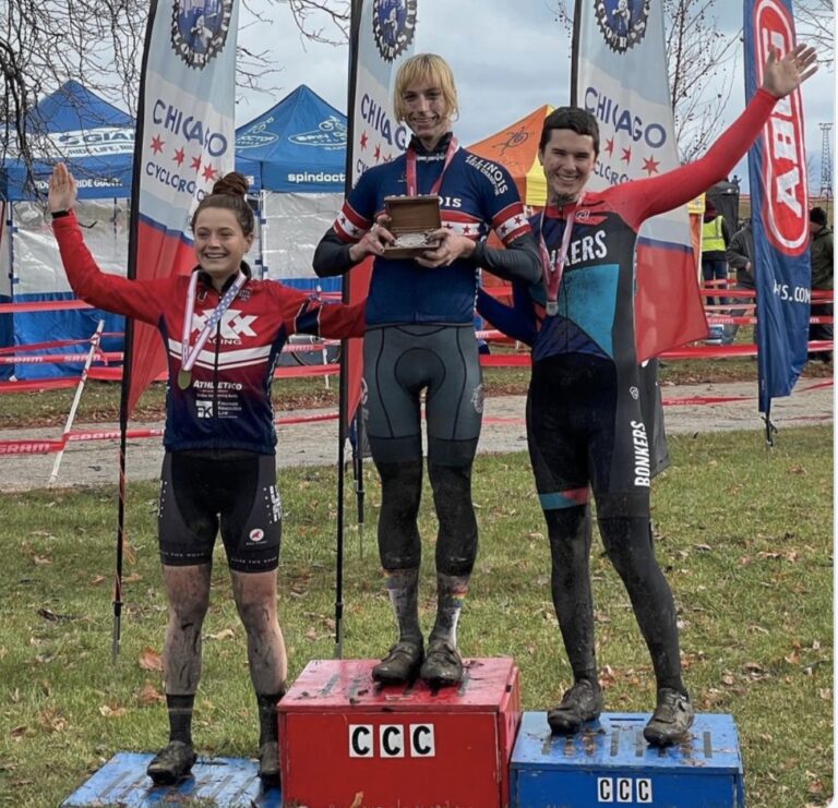 How they roll: Two men take gold and silver medals in Chicago women’s cyclocross