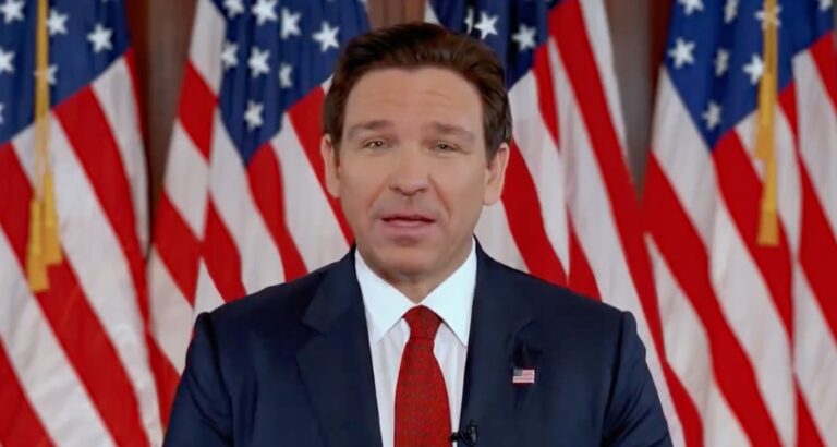 Watch video: DeSantis drops, endorses Trump