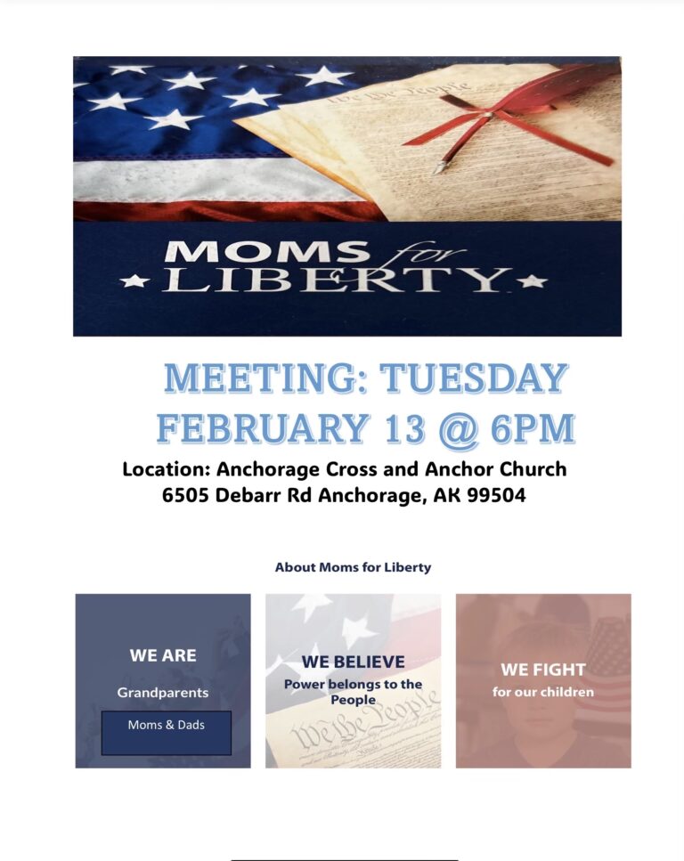 Moms for Liberty organizes in Anchorage; inaugural meeting is Feb. 13