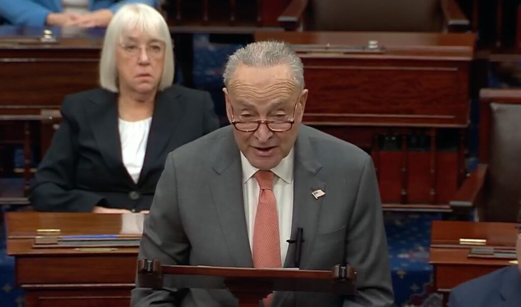 River to the sea? Democrat Chuck Schumer gives comfort to terrorist