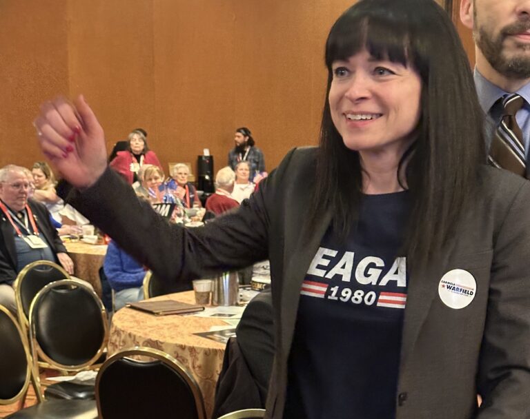 Alaska GOP chairwoman asks House and Senate leaders why they aren’t acting to build on Trump’s executive orders unleashing Alaska