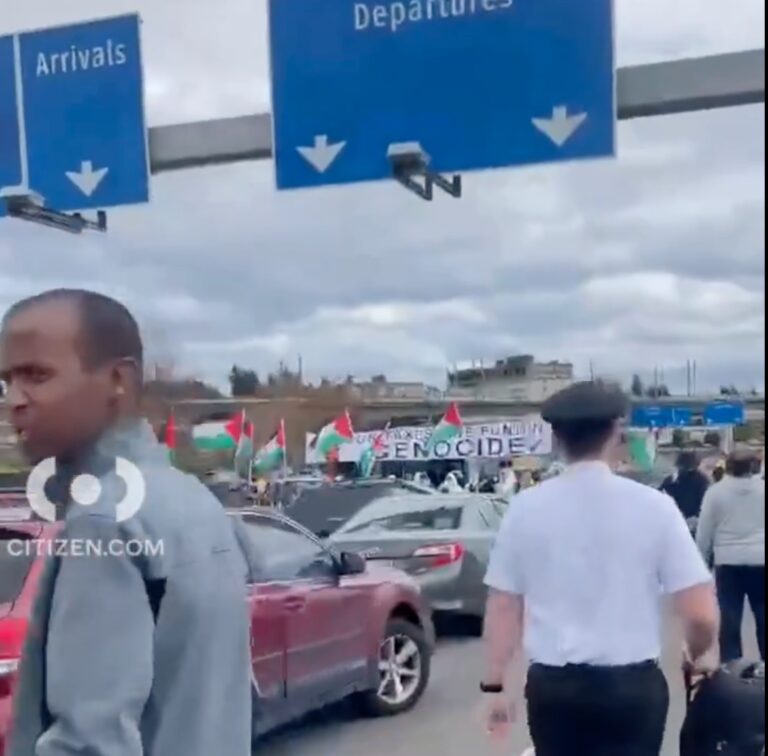 Hamas supporters blockaded roads across the country this week. Dunleavy has a bill for that.