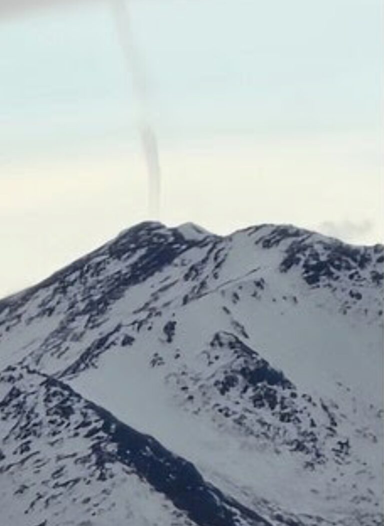 Cool spin: Rare ‘snownado’ in Chugach State Park