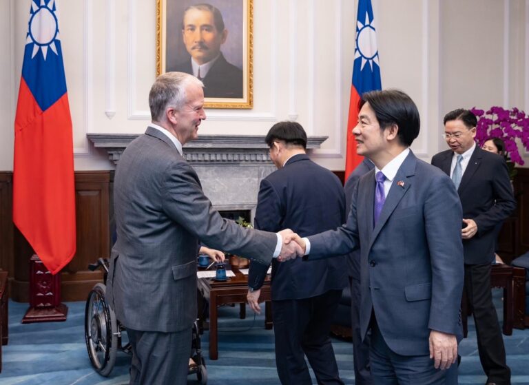 Sen. Sullivan in Taiwan to meet newly elected president, show support for democracy