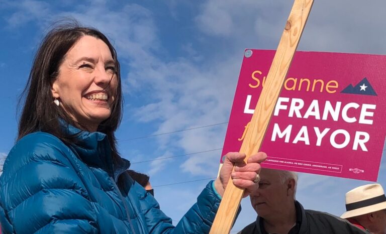 City blue: Looks like LaFrance will win as mayor of Anchorage