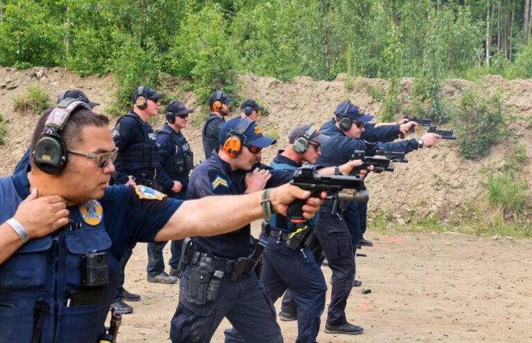 Alaska State Troopers win ‘The Shoot’ trophy in annual international competition with Mounties