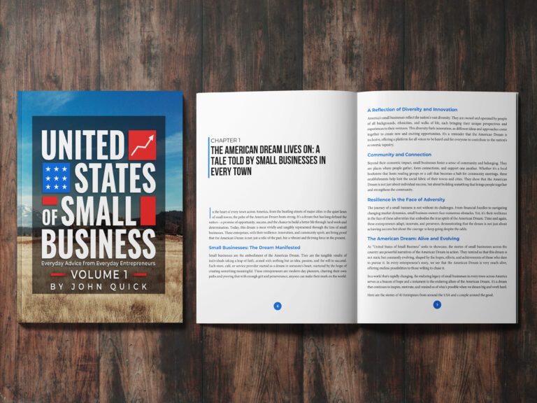 John Quick’s new book on entrepreneurs makes Amazon’s best seller list