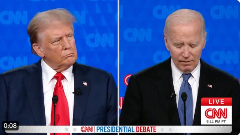 Biden slips further as Trump lead grows in new poll released Friday