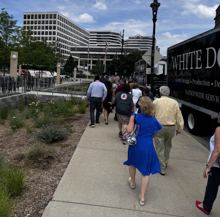 Knife-wielding man shot, killed outside GOP convention; Alaska delegation safe