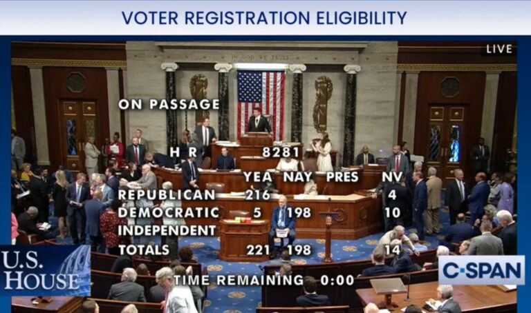 Peltola skips work as U.S. House votes to ensure that non-Americans are not deciding elections