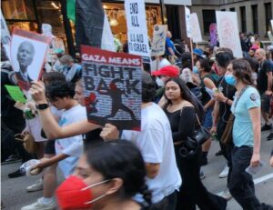 Scenes from protests during DNC Day One in Chicago