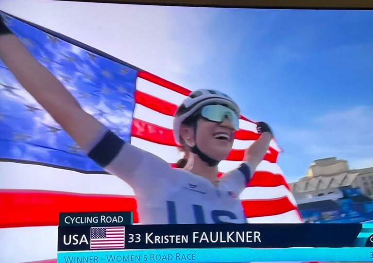 Breaking: Gold medal for Homer-born cyclist Kristen Faulkner, first time at Olympics for Team USA