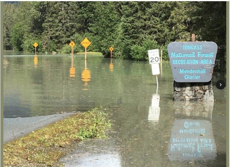 Water rising: Mendenhall River could crest at 15 feet, as Suicide Basin releases millions of gallons