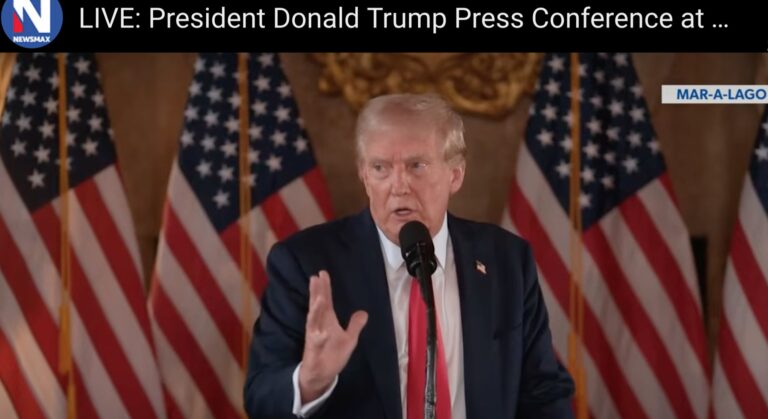 Trump unscripted for one hour: U.S.A. close to major economic depression and world war
