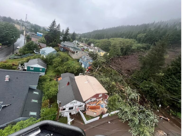 Identified: Maintenance worker who was clearing drains was caught in Ketchikan landslide